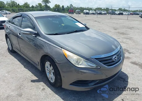 2014 Hyundai Sonata Gls из США, поврежденный, VIN 5NPEB4AC1EH896853